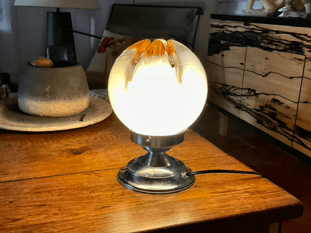 Lampe à poser italienne 70’ verre Murano