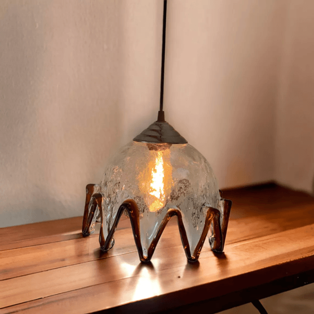 Grande suspension verre murano Mazzega