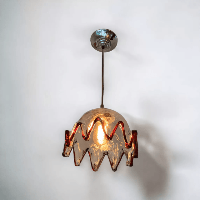 Grande suspension verre murano Mazzega