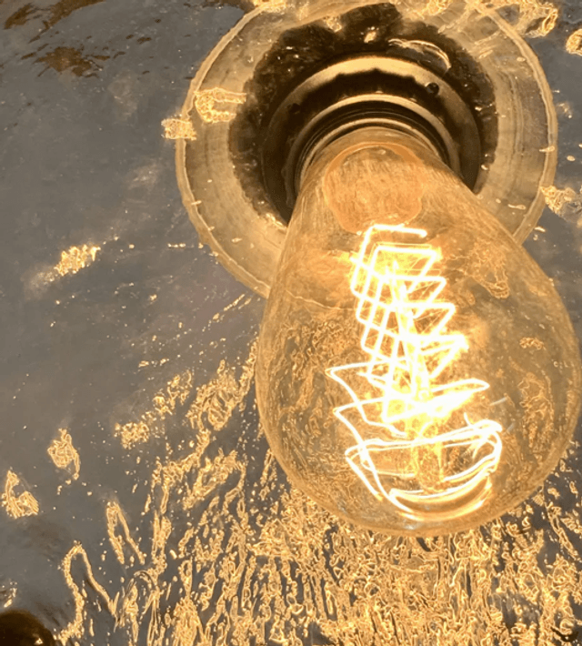 Grande suspension verre murano Mazzega