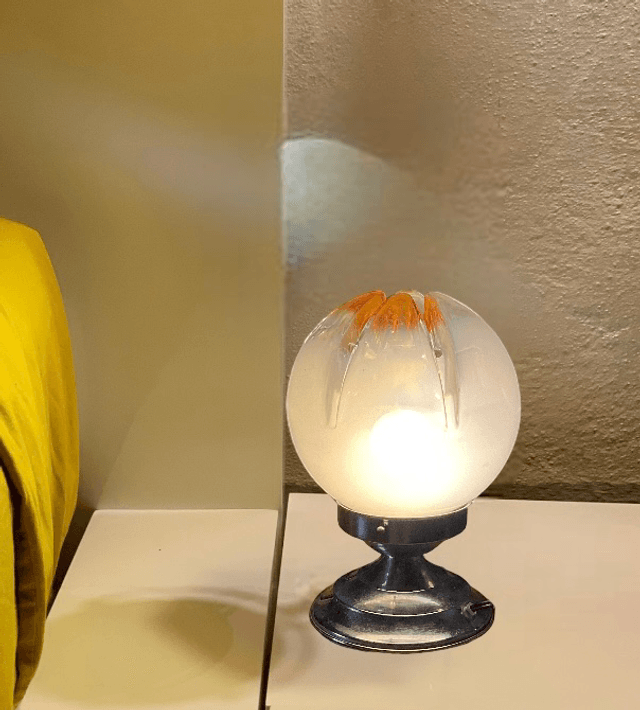 Lampe à poser italienne 70’ verre Murano