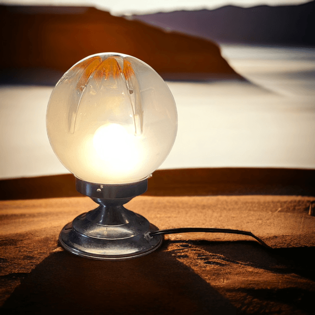 Lampe à poser italienne 70’ verre Murano
