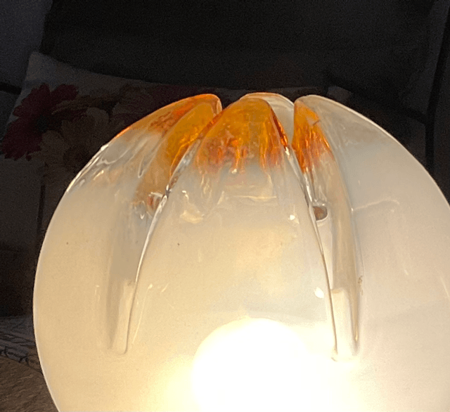 Lampe à poser italienne 70’ verre Murano