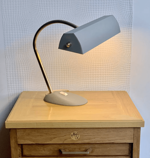 Lampe de bureau indus Aluminor type banquier notaire